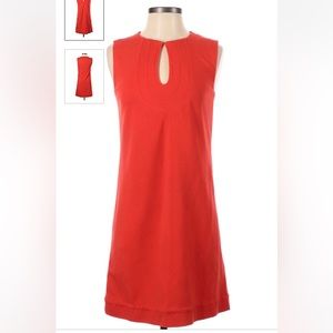 Diane vonFurstenburg size 0 blood orange shift dress
